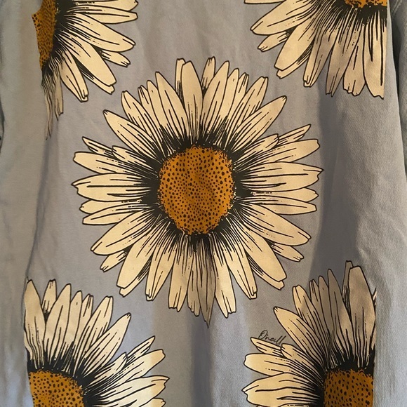 🎉Host Pick🎉 O’Neill Women’s Choice Pullover Fleece with Sunflowers Size XS - Picture 6 of 10